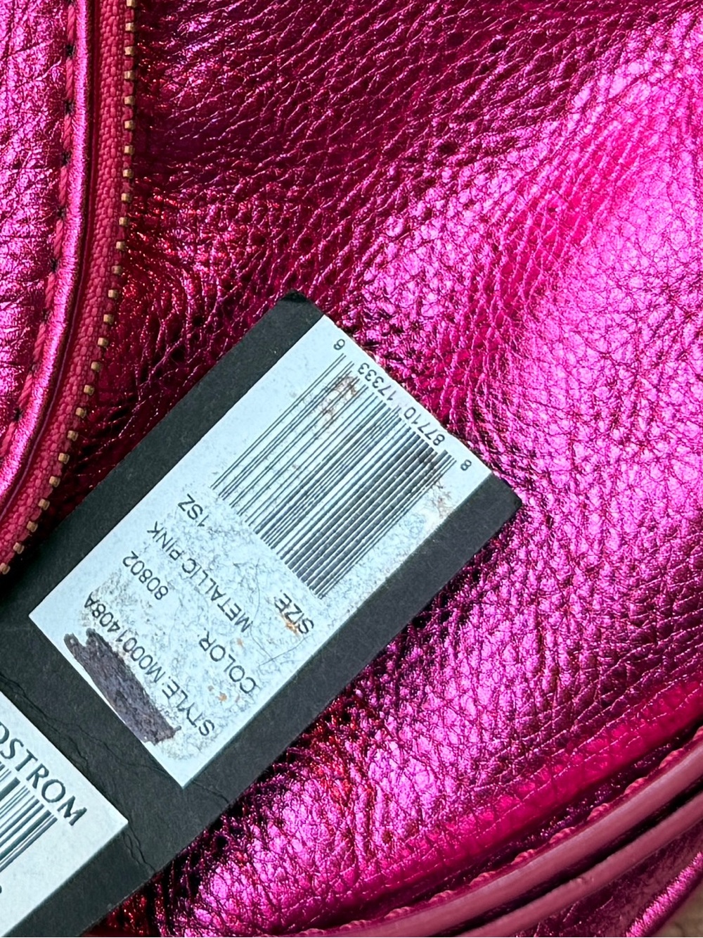 Y2K Marc by Marc Jacobs Metallic Classic Q Natasha Leather Crossbody - Picture 2 of 9